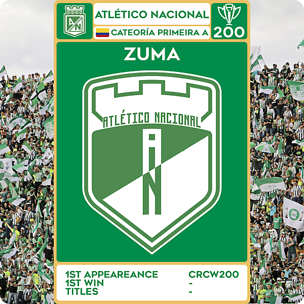 CRCW 200 - SPECIAL EDITION - ATLÉTICO NACIONAL - ZUMA