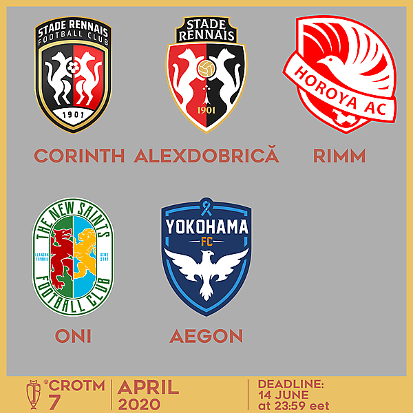 CROTM 7 VOTING - APRIL