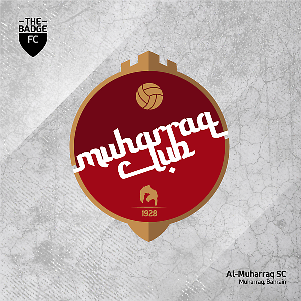 Al Muharraq SC - CRCW - Badge Redesign Concept by @thebadgefc