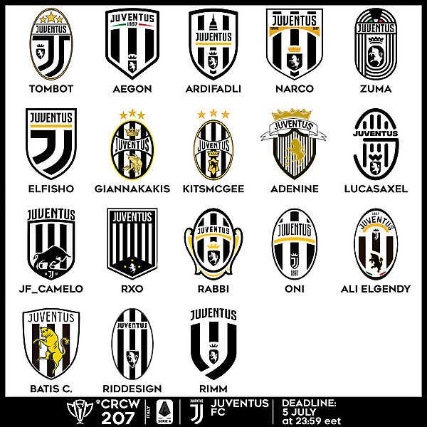 CRCW 207 VOTING - JUVENTUS FC