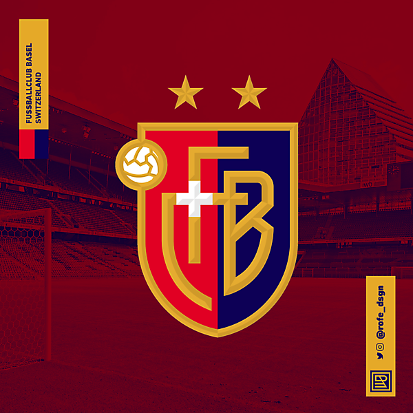 Fussballclub Basel Rebranding By @rofe_dsgn.