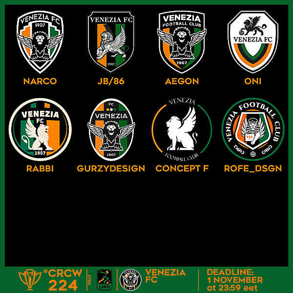 CRCW 224 VOTING - VENEZIA FC