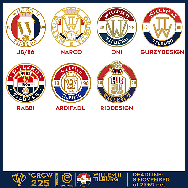 CRCW 225 VOTING - WILLEM II TILBURG