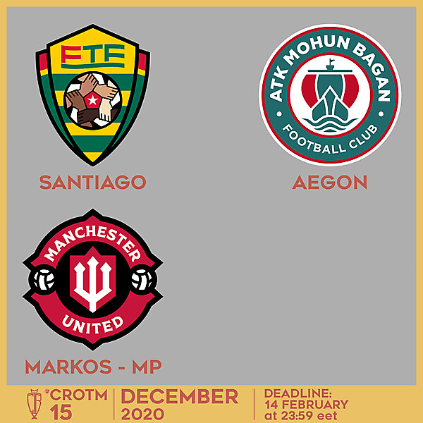 CROTM 15 VOTING - DECEMBER