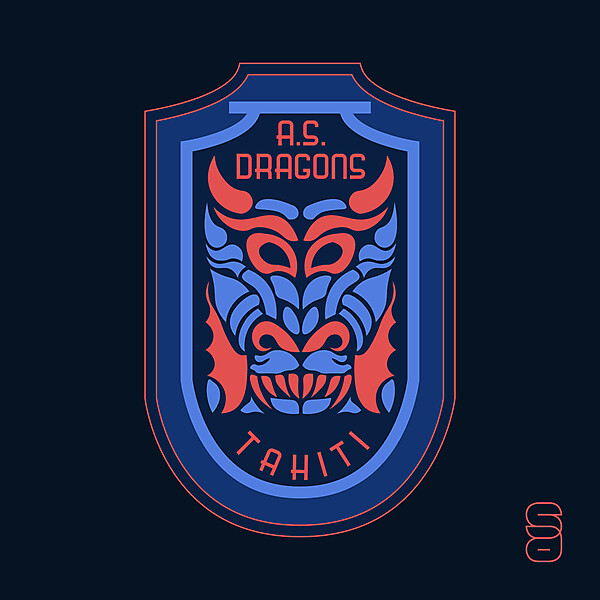 A.S. Dragons Crest Redesign