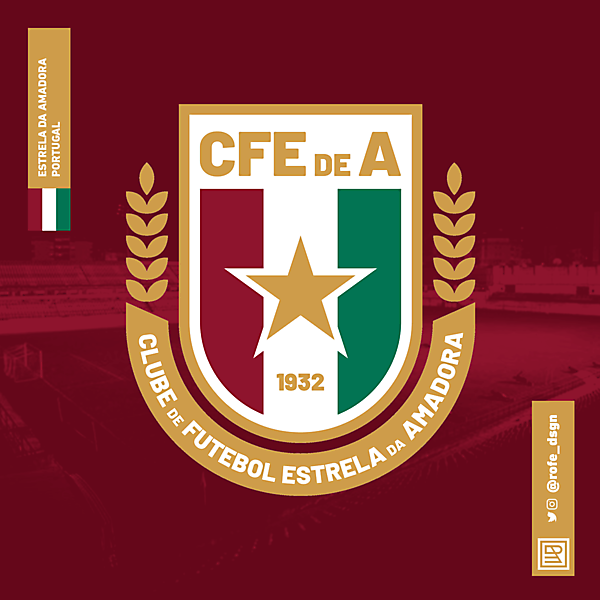Clube de Futebol Estrella da Amadora | Rebranding By @rofe_dsgn
