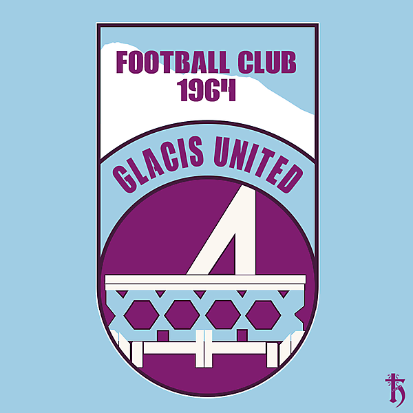 Glacis United - crest redesign