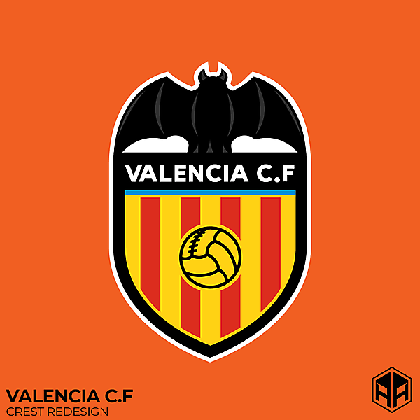 Valencia C.F crest redesign