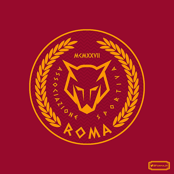 AS Roma Crest Redesign