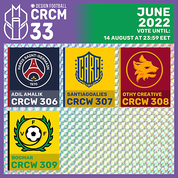 CRCM 33 - VOTING PHASE - JUNE 2022