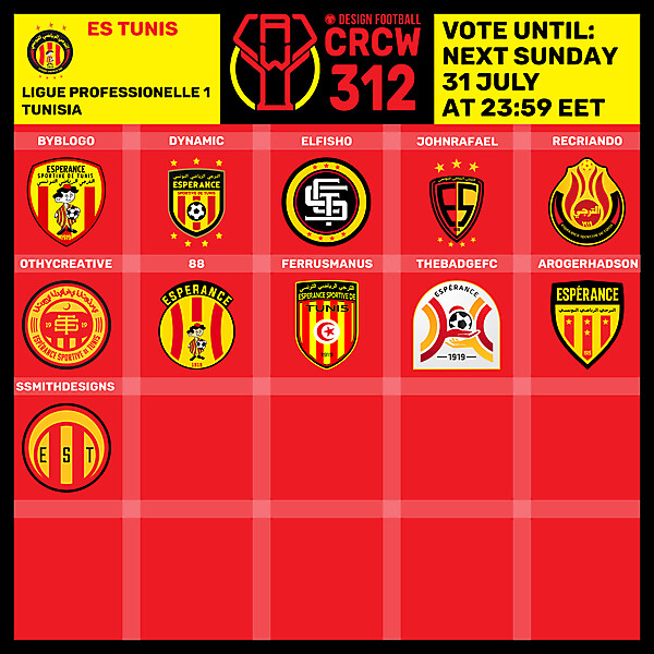 CRCW 312 - VOTING PHASE - ESPÉRANCE SPORTIVE DE TUNIS