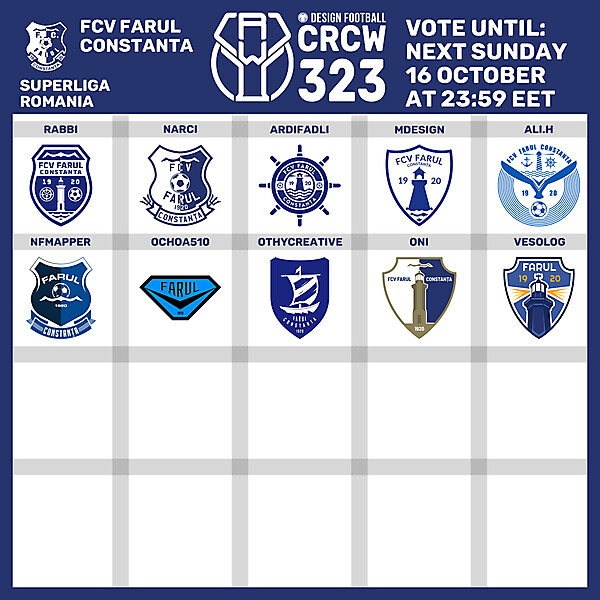 CRCW 323 - VOTING PHASE - FCV FARUL CONSTANTA