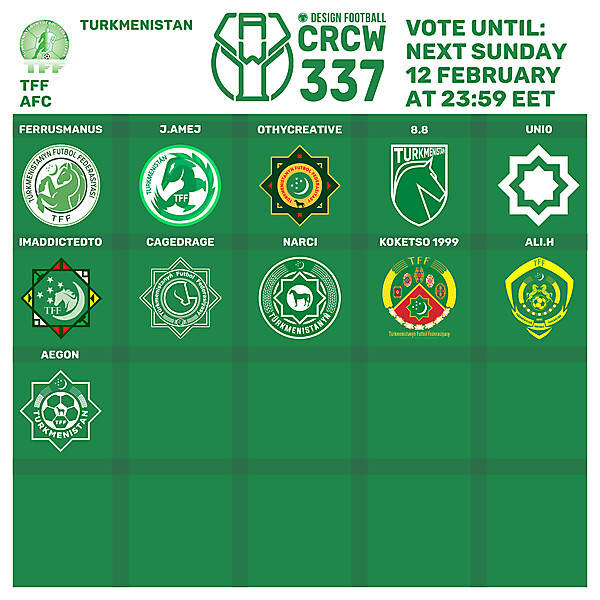 CRCW 337 - VOTING PHASE - TURKMENISTAN