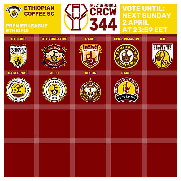 CRCW 344 - VOTING PHASE - ETHIOPIAN COFFEE SC