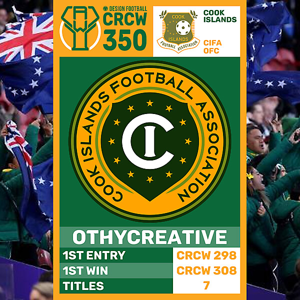 CRCW 350 - ANNIVERSARY EDITION - COOK ISLANDS - OTHYCREATIVE