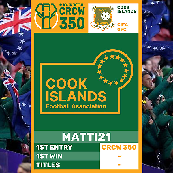 CRCW 350 - ANNIVERSARY EDITION - COOK ISLANDS - MATTI21
