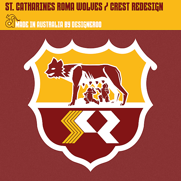 St. Catharines Roma Wolves / Crest Redesign