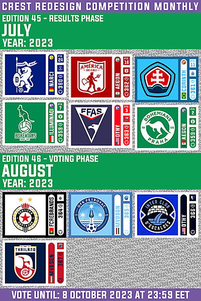 CRCM 45 - RESULTS PHASE - JULY 2023  /  CRCM 46 - VOTING PHASE - AUGUST 2023