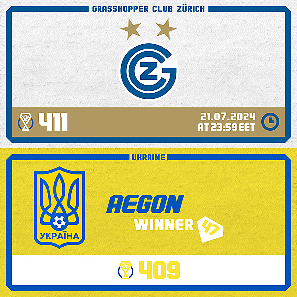 CRCW 411 - ENTRY PHASE - GRASSHOPPER CZ / CRCW 409 - RESULTS PHASE - UKRAINE