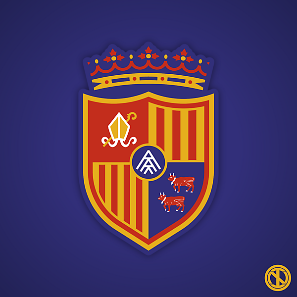 FC Andorra | Crest Redesign Concept