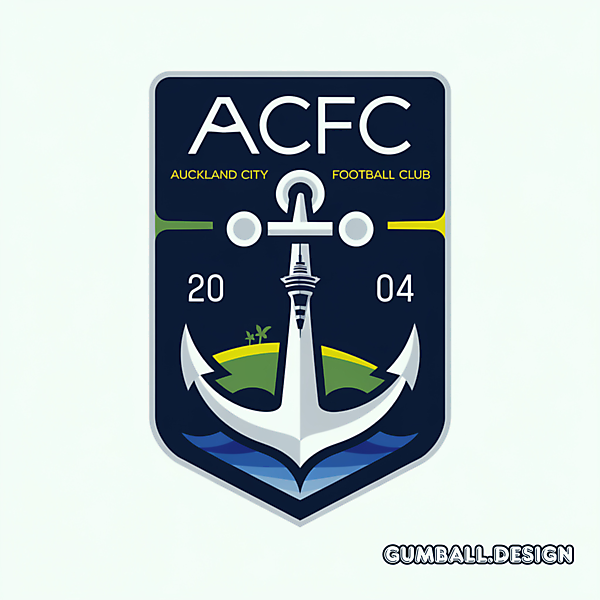 Auckland city FC logo redesign rebrand 