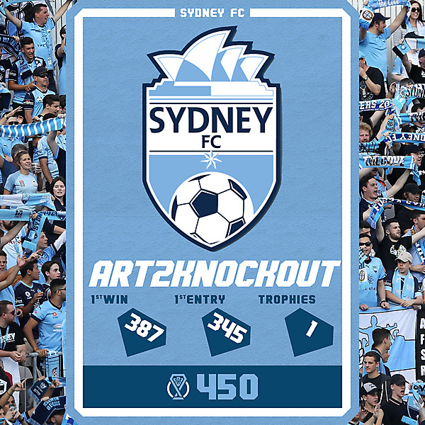  CRCW 450 - ANNIVERSARY EDITION - SYDNEY FC - ART2KNOCKOUT
