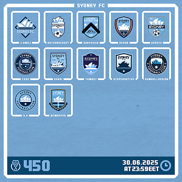 CRCW 450 - ANNIVERSARY EDITION - VOTING PHASE - SYDNEY FC
