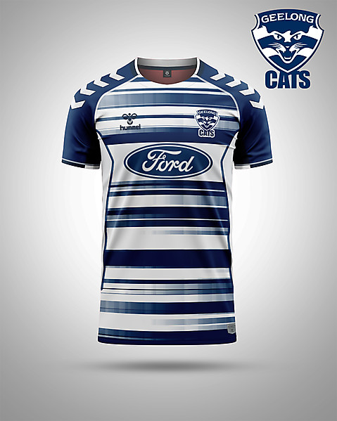 Geelong AFL  as a soccer kit