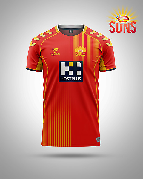 Suns AFL as a soccer shirt