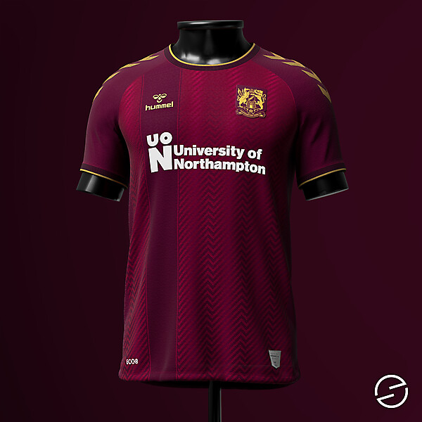 Northampton Town FC x Hummel | Home shirt | DFSL3