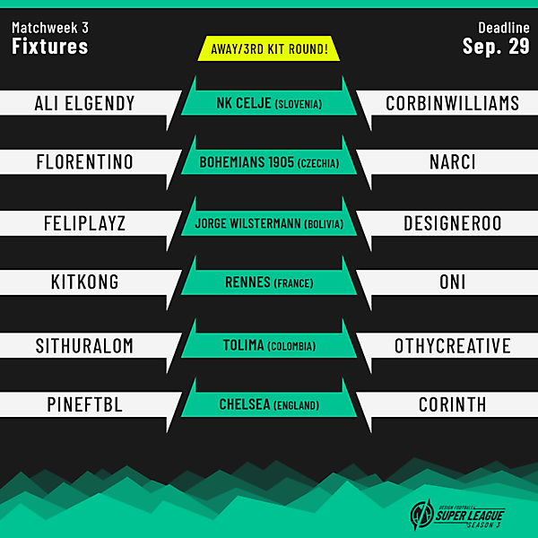 DFSL3 | Round 3 Fixtures [pt. 2]