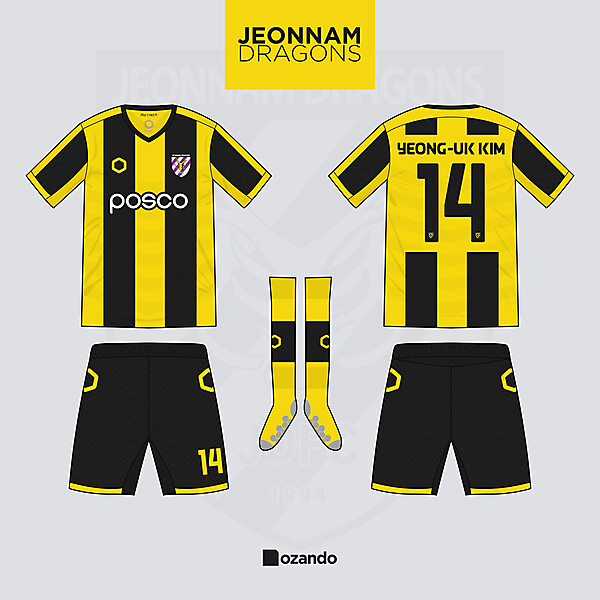 Jeonnam Dragons x Ozando | Home