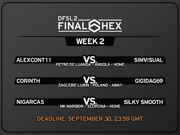 [FINAL HEX WEEK 2] Fixtures
