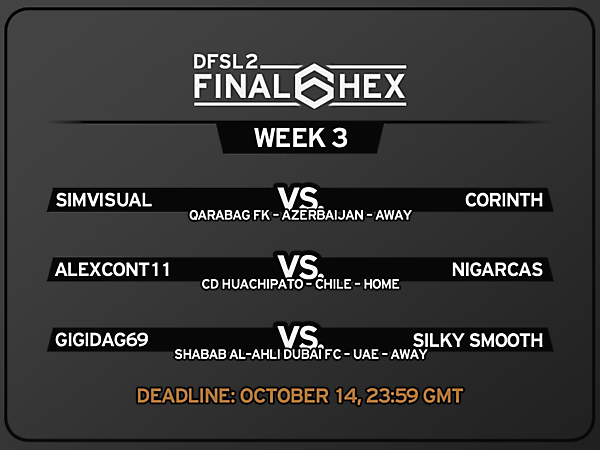 [FINAL HEX WEEK 3] Fixtures