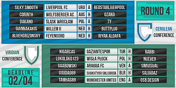 DFSL Round 4 Fixtures