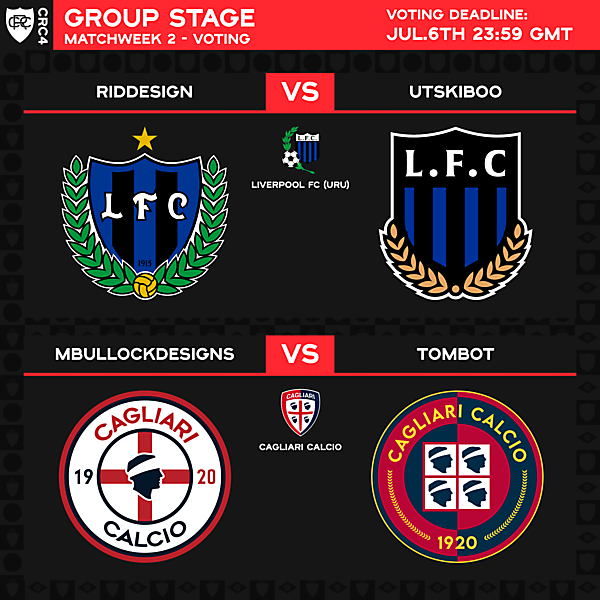 Group F - Matchweek 2 - Voting