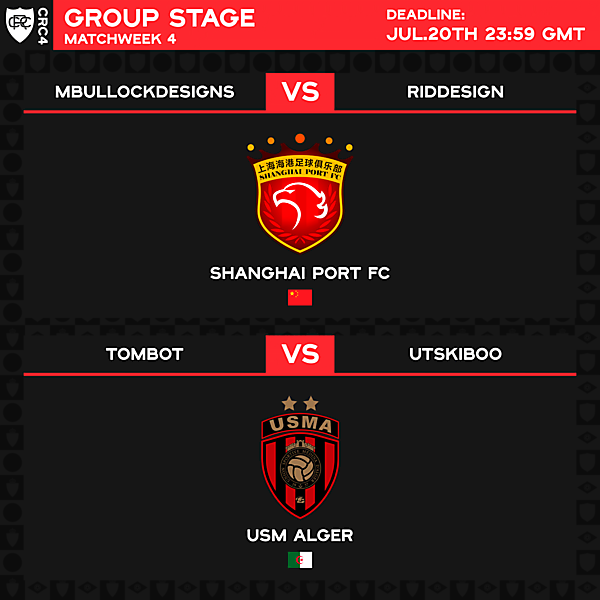 Group F - Matchweek 4