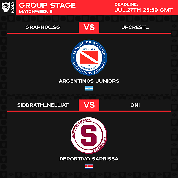 Group A - Matchweek 5