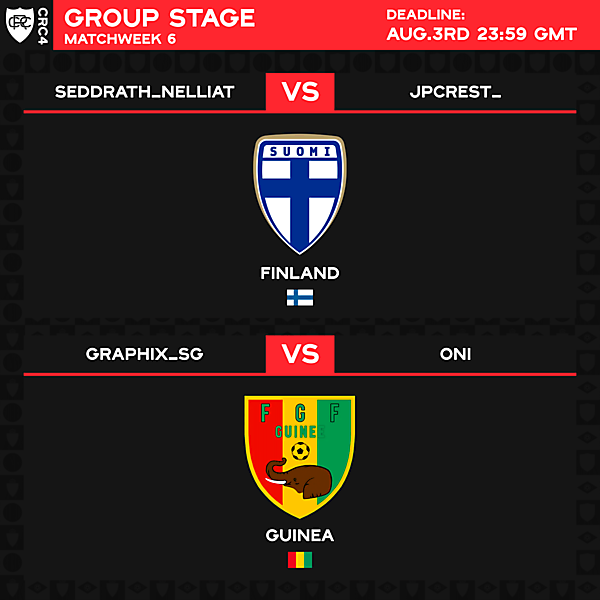 Group A - Matchweek 6