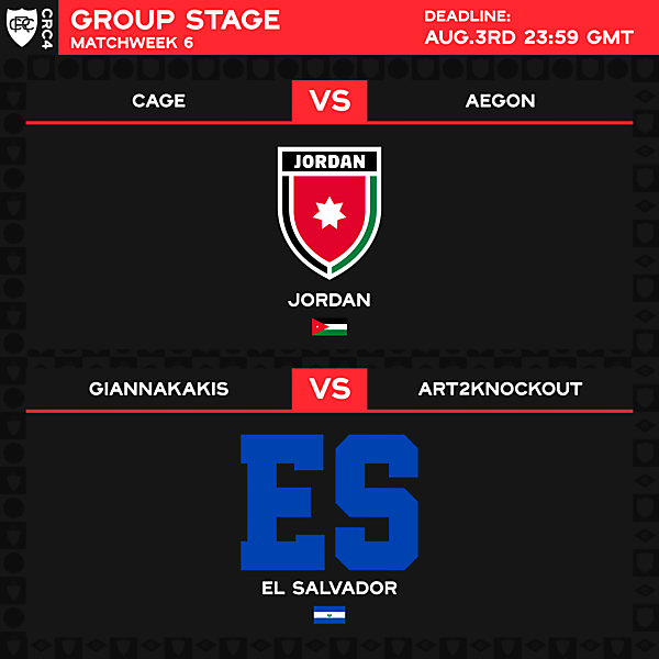 Group E - Matchweek 6