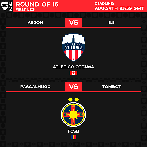 Round of 16 - 1st leg