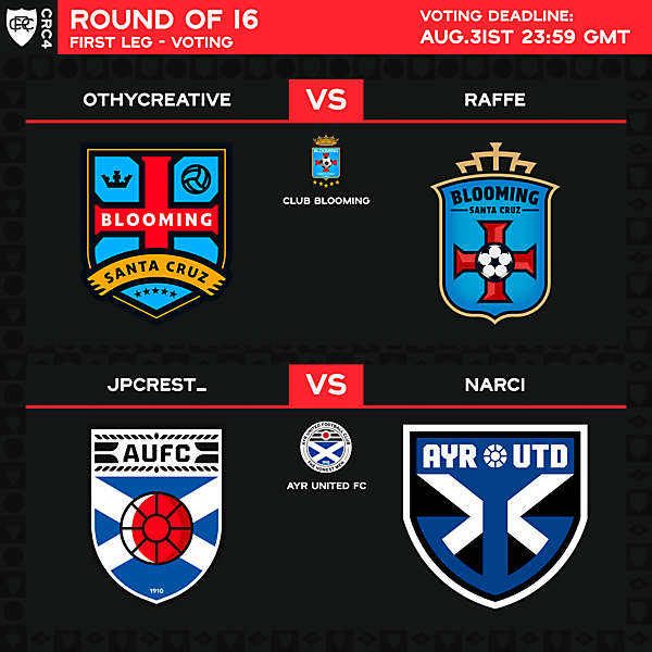 Round of 16 - 1st leg - Voting