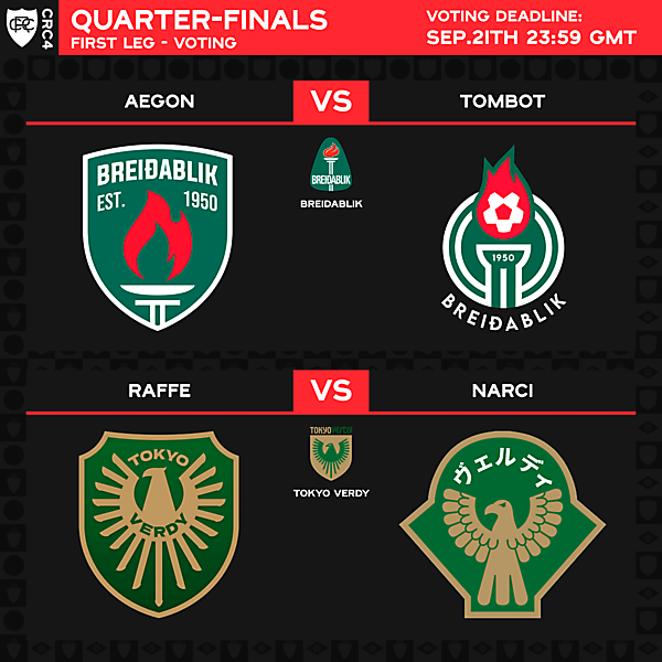 Quater-Finals - 1st Leg - Voting