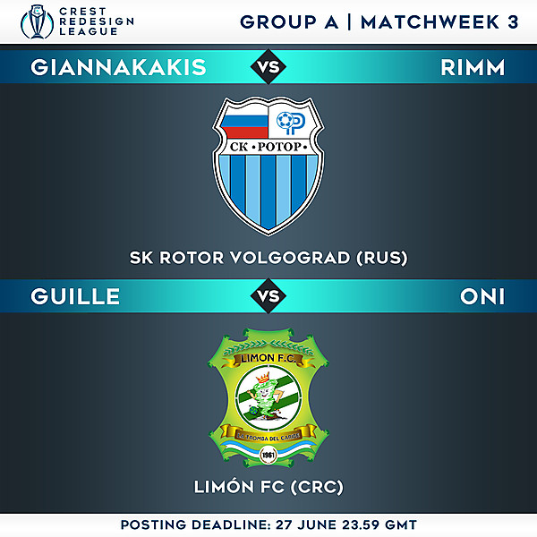 Group A - Matchweek 3