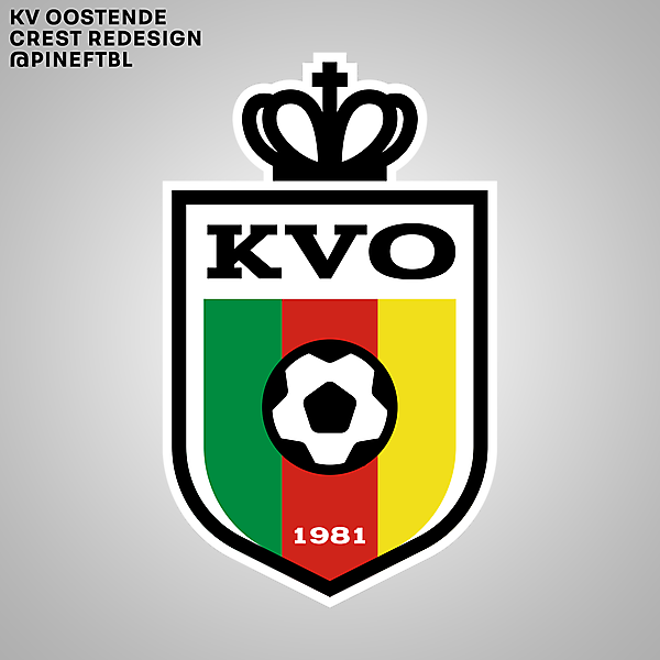 KV Oostende Crest Redesign