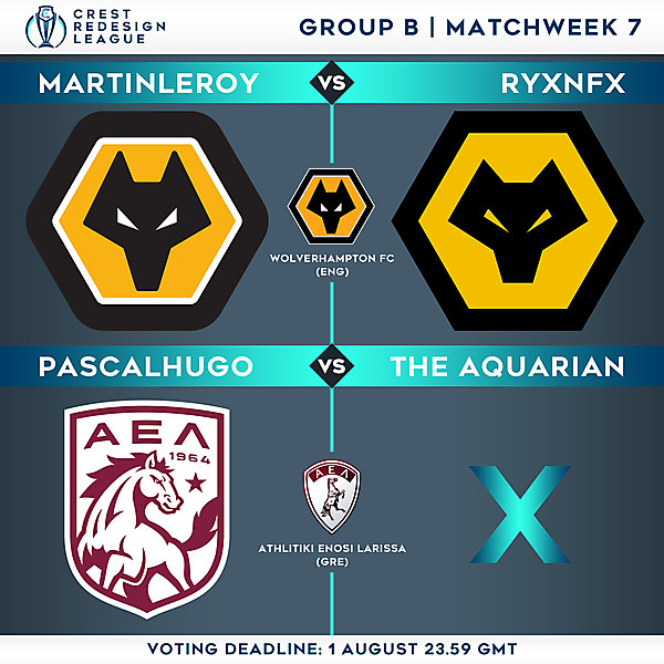 Group B - Matchweek 7 - Voting