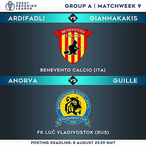 Group A - Matchweek 9