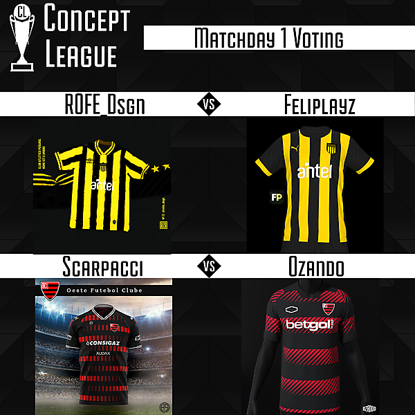 Second League Matchday 1 Voting