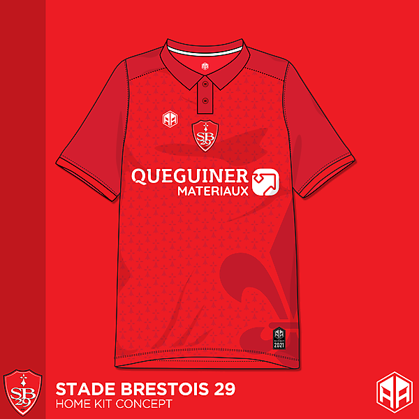 Stade Brestois 29 home kit concept