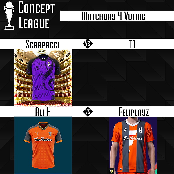 Second League Matchday 4 Voting